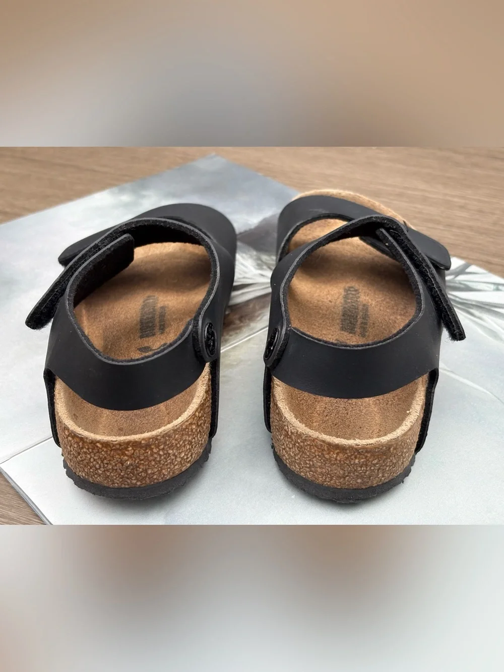 Birkenstock Palu Kids Strap Sandals In Black Size 33 / Narrow